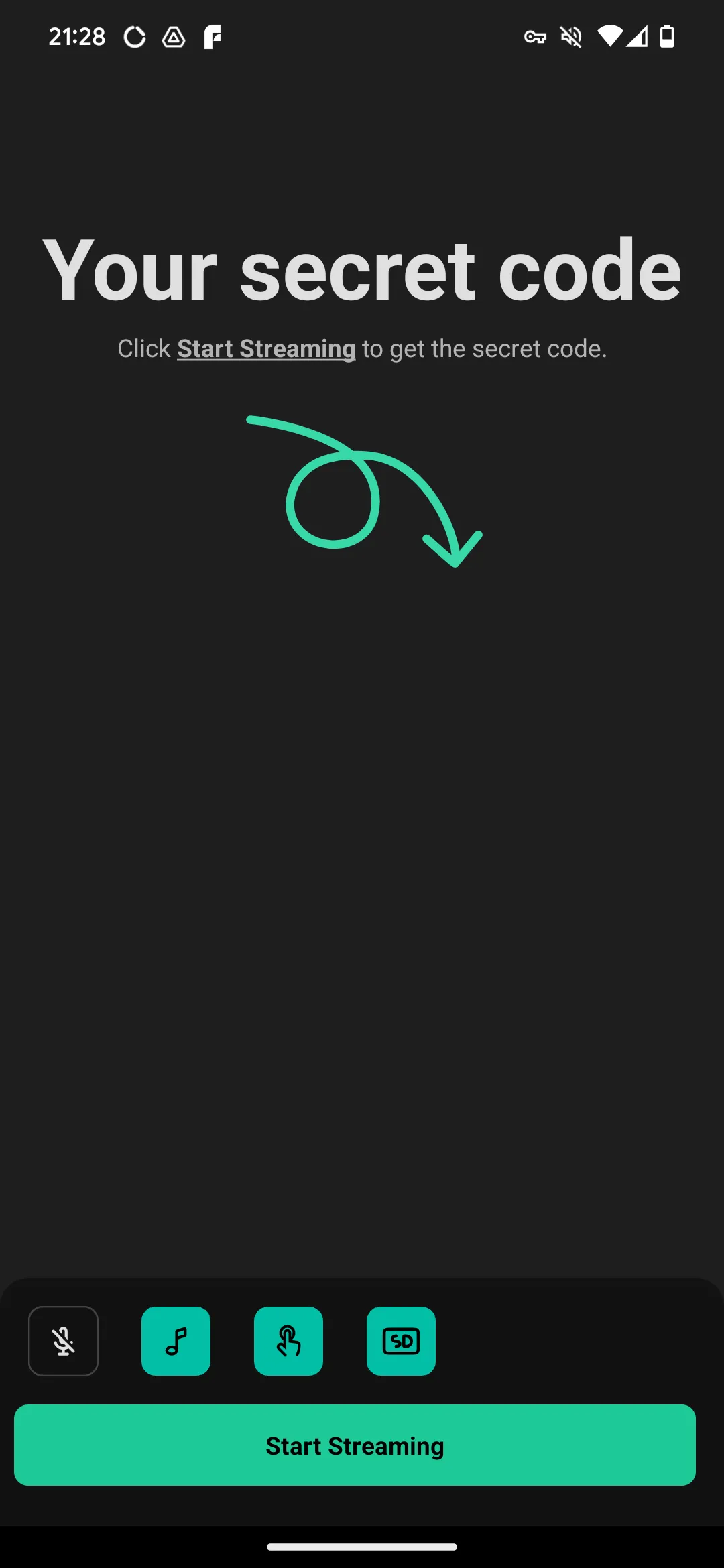 Spatial Phone App auf Android in Aktion: Optionen und Streamen
