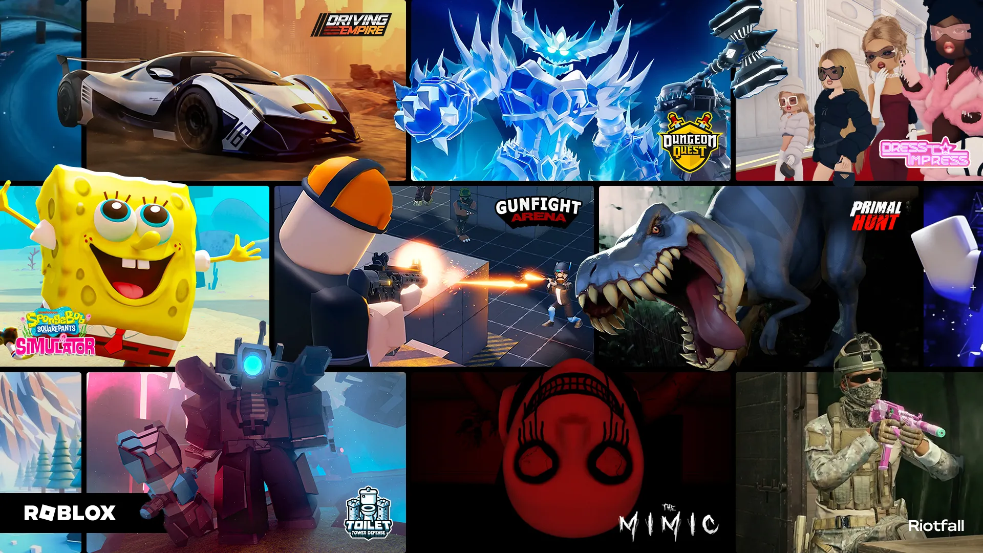 Roblox Metaverse Roblox bietet unzählige Spielmodi an, die zum Teil von der COmmunity stammen.